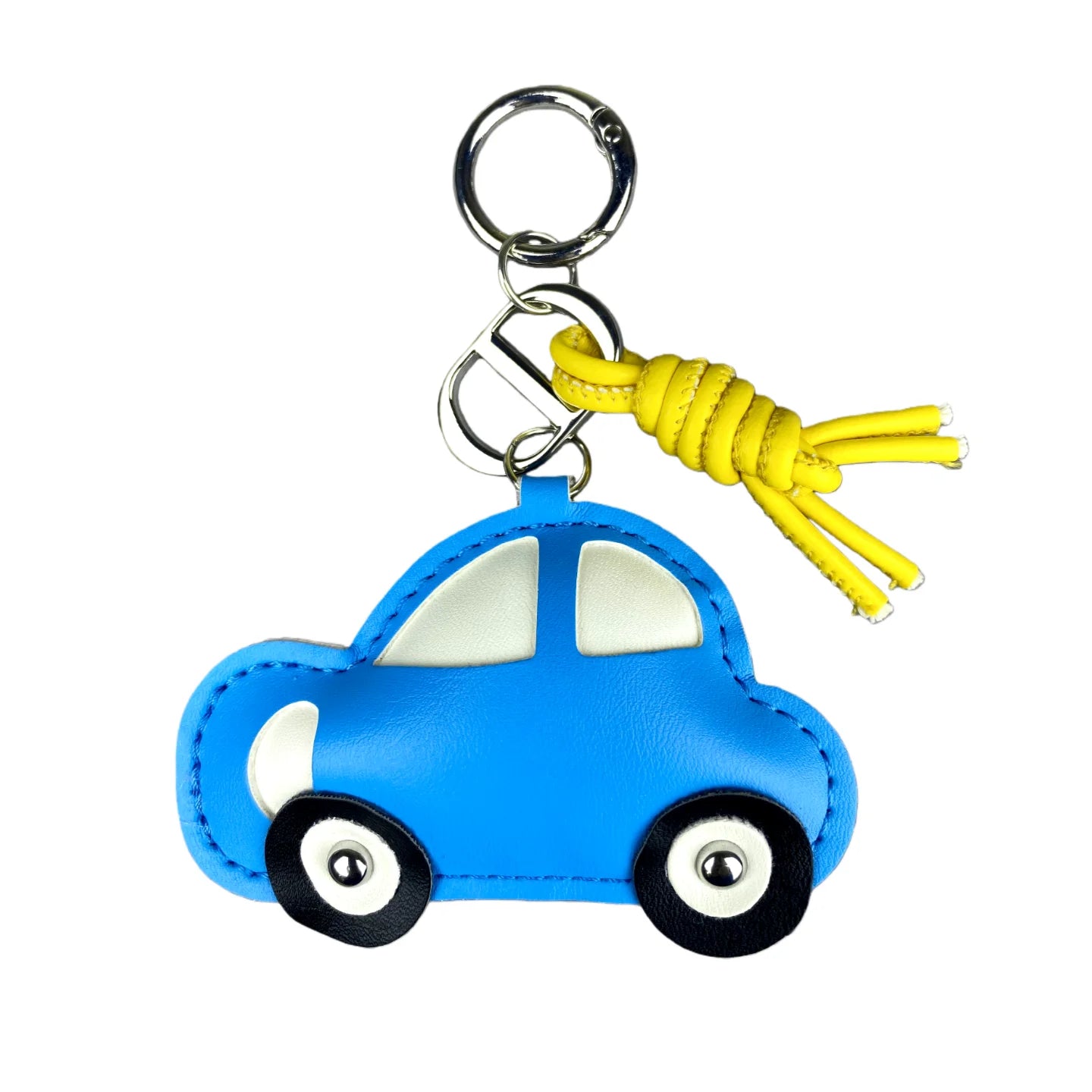Leather Car Keychain Charm