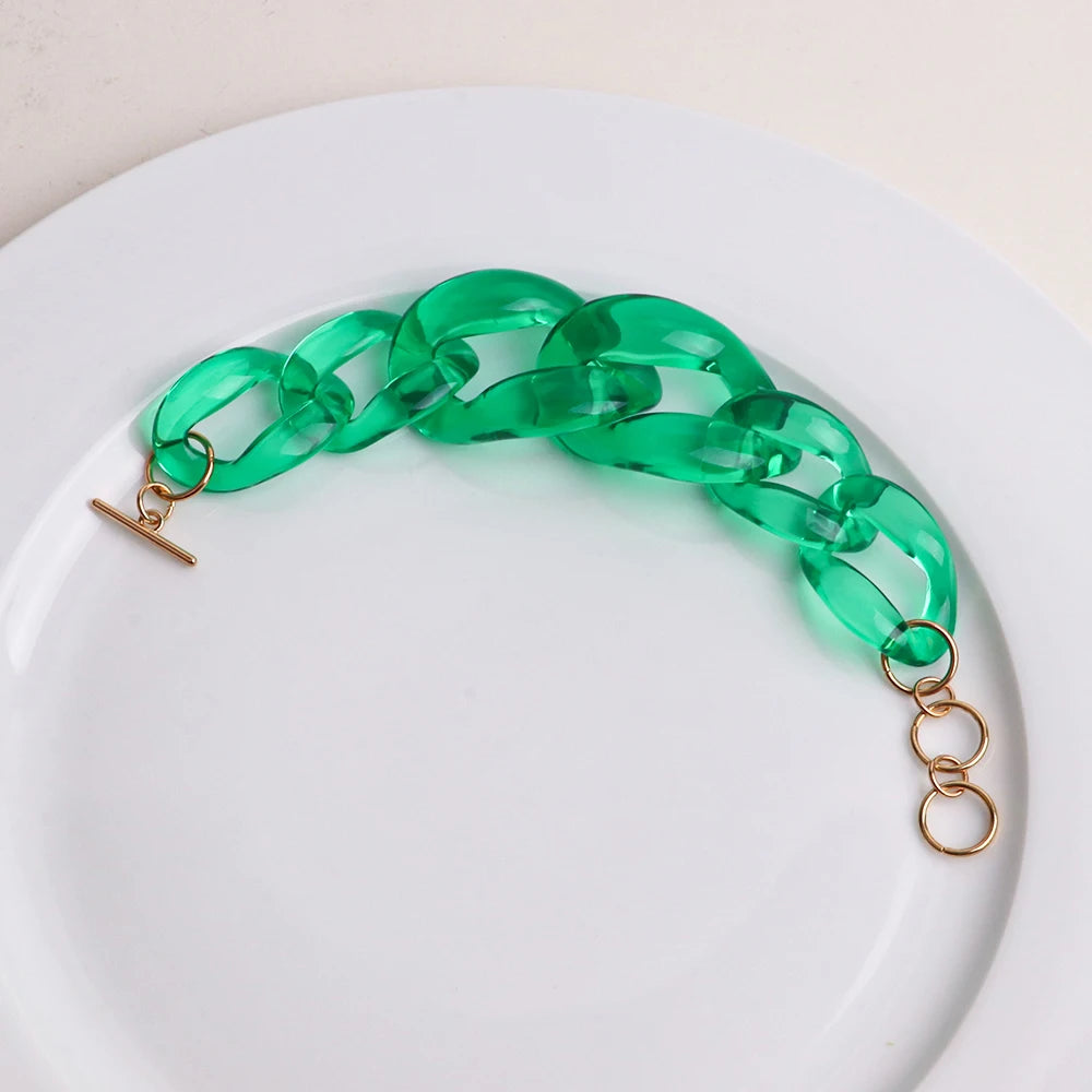 Acrylic Chunky Chain Bag Strap For Mini Purses