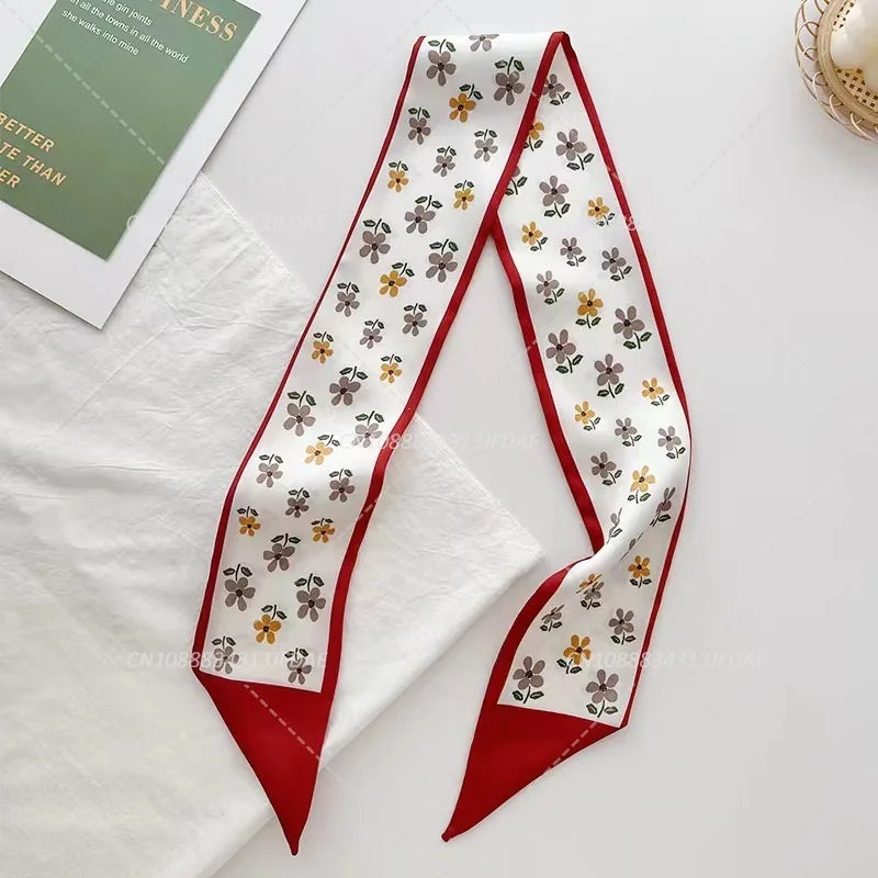 Silk Satin Scarf Bag Handle