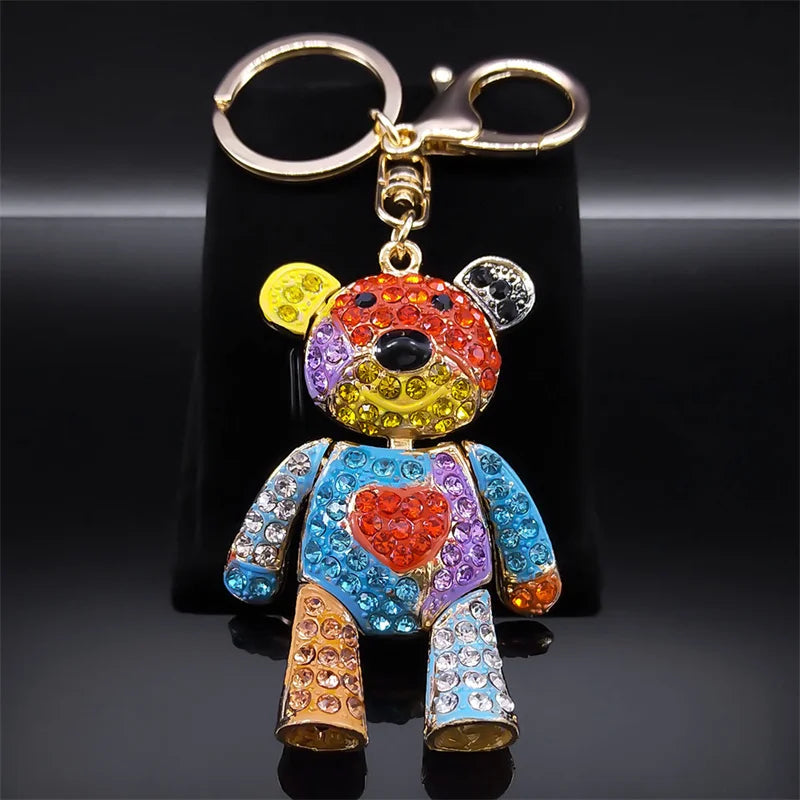 Crystal Rhinestone Keychains