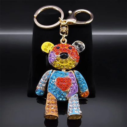 Crystal Rhinestone Keychains