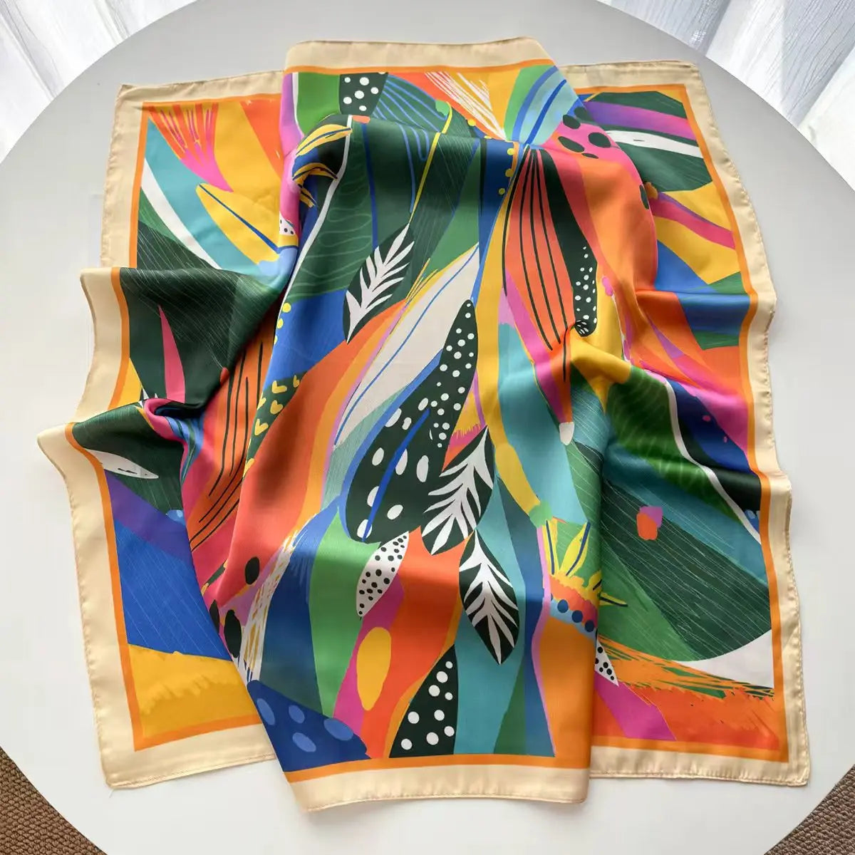 Satin Neckerchief Square Scarf