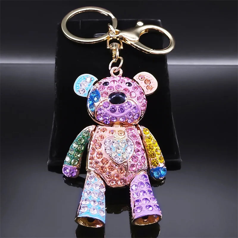 Crystal Rhinestone Keychains