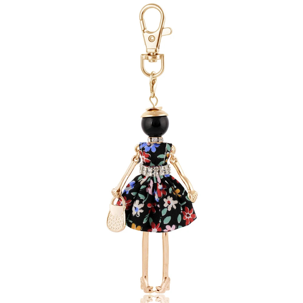 Handmade Fashion Doll Keychain
