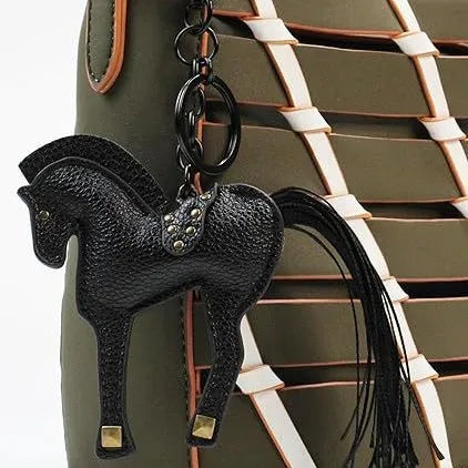 Leather Pony Bag Charm
