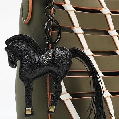 Leather Pony Bag Charm