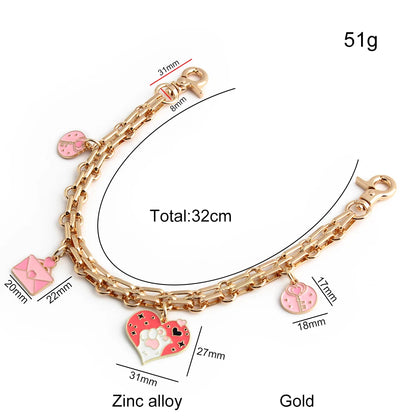 Romantic Love Bag Extension Chain