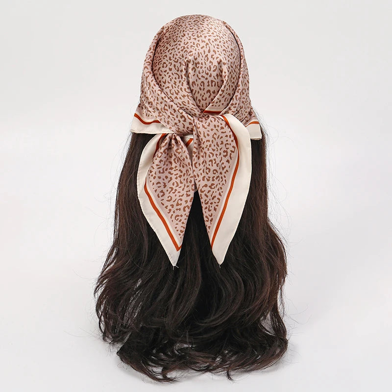 Floral Square Silk Scarf