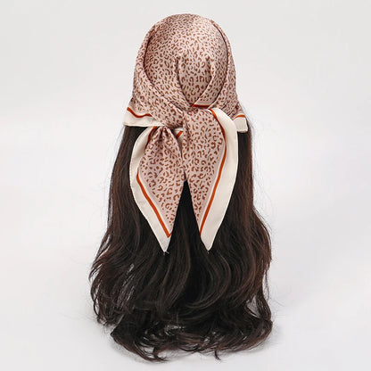 Floral Square Silk Scarf
