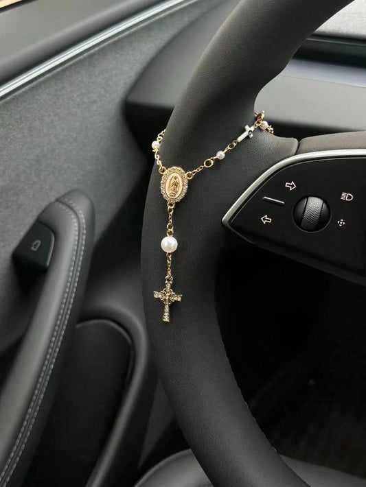 Steering Wheel Bead Charm Ornament