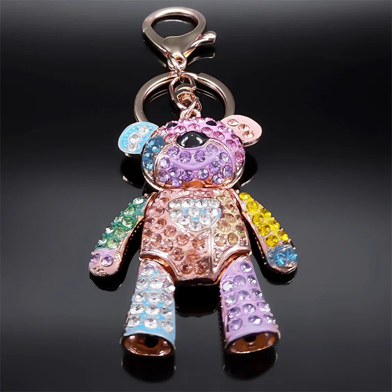 Crystal Rhinestone Keychains