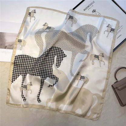 Luxury Print Square Scarf