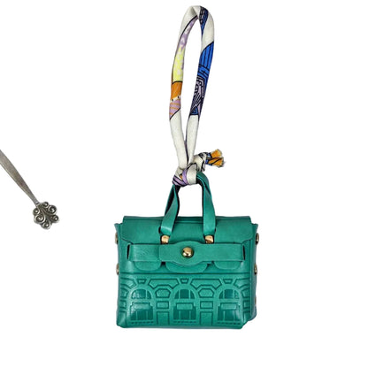 House-Shaped Mini Coin Purse Keychain