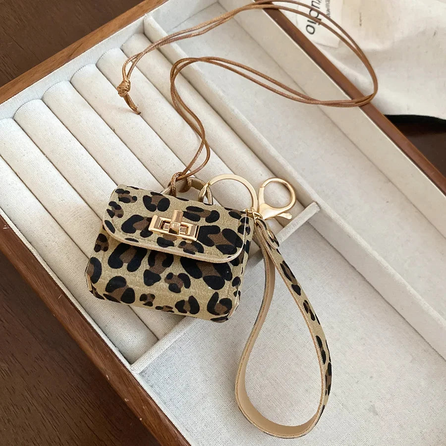 Leopard Print Bag Pendant