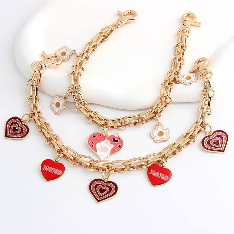 Romantic Love Bag Extension Chain