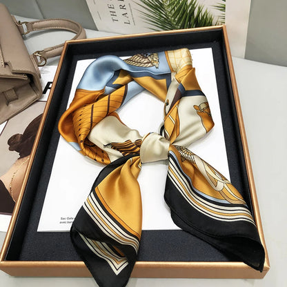 Luxury Print Square Scarf