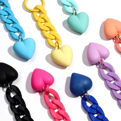 Heart Acrylic Keychain
