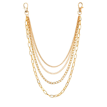 Multi-Layer Stacking Gold Purse Chain