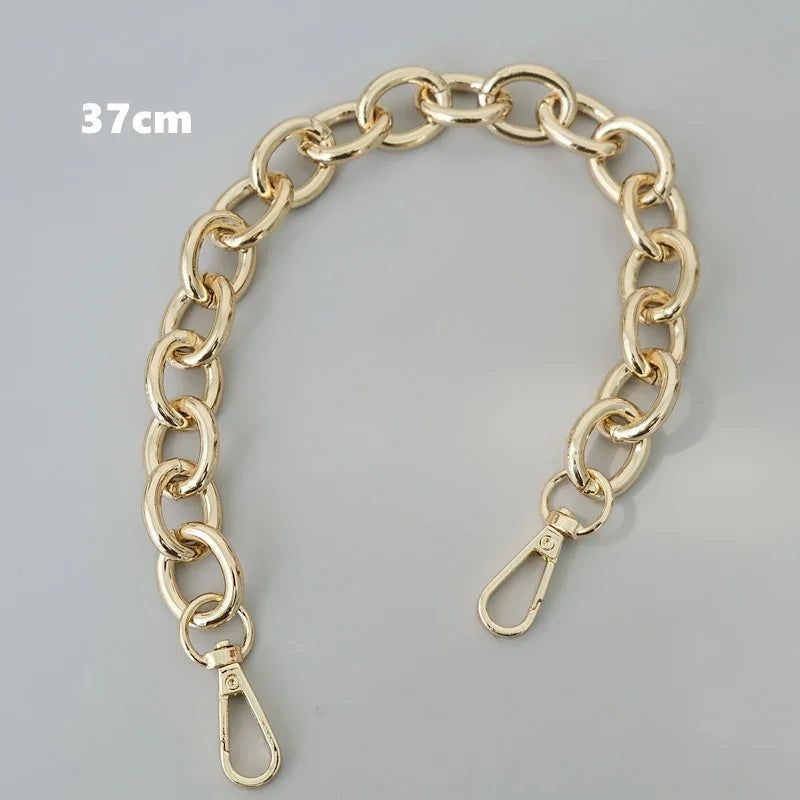 Gold Metal Chain Bag Strap