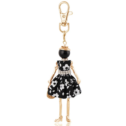 Handmade Fashion Doll Keychain