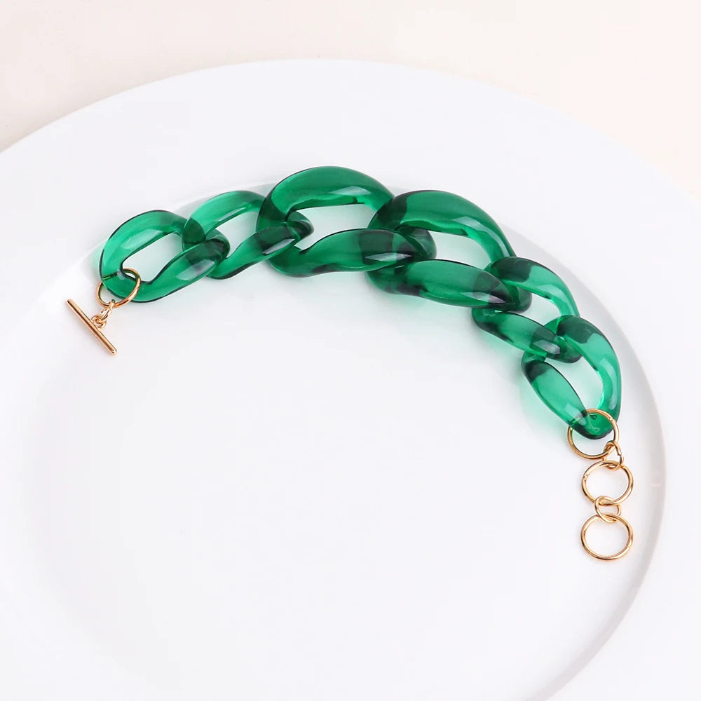 Acrylic Chunky Chain Bag Strap For Mini Purses