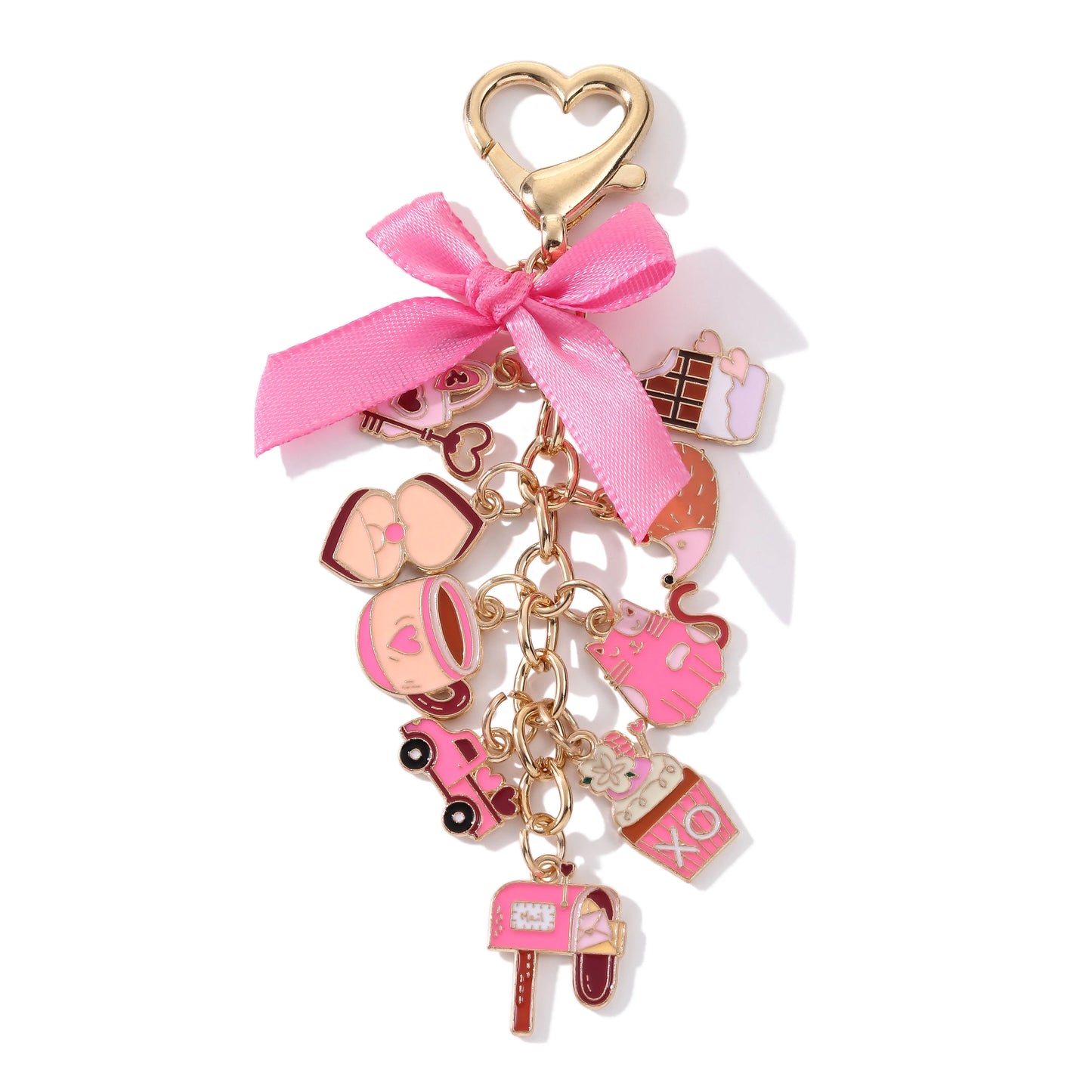Love Letter Cake Keychain