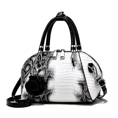 Fashion Yellow Crocodile Tote Bag