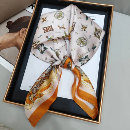Luxury Print Square Scarf