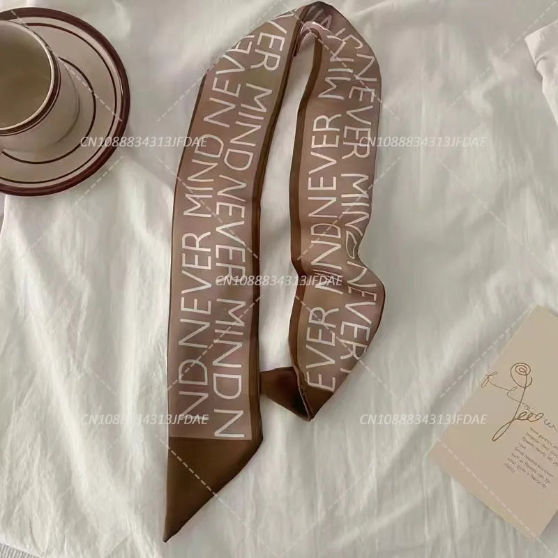 Silk Satin Scarf Bag Handle