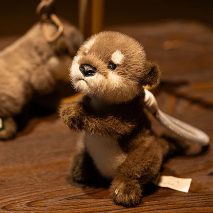 Otter Plush Bag Charm Keychain
