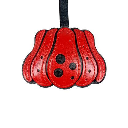 Leather Pumpkin & Chestnut Bag Charm