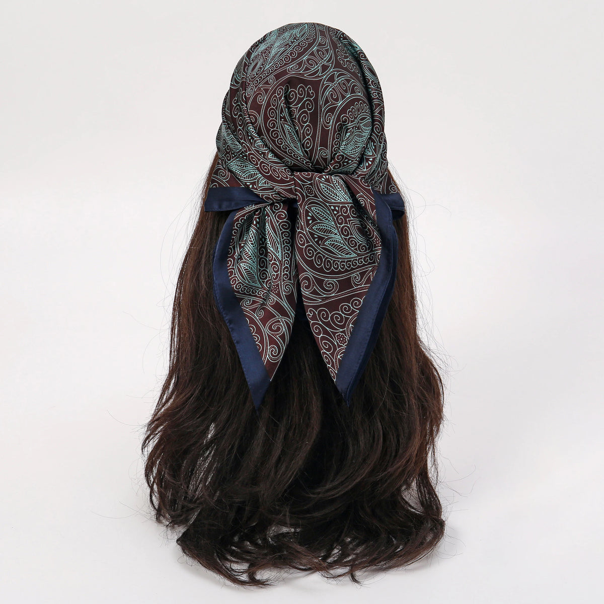 Floral Square Silk Scarf