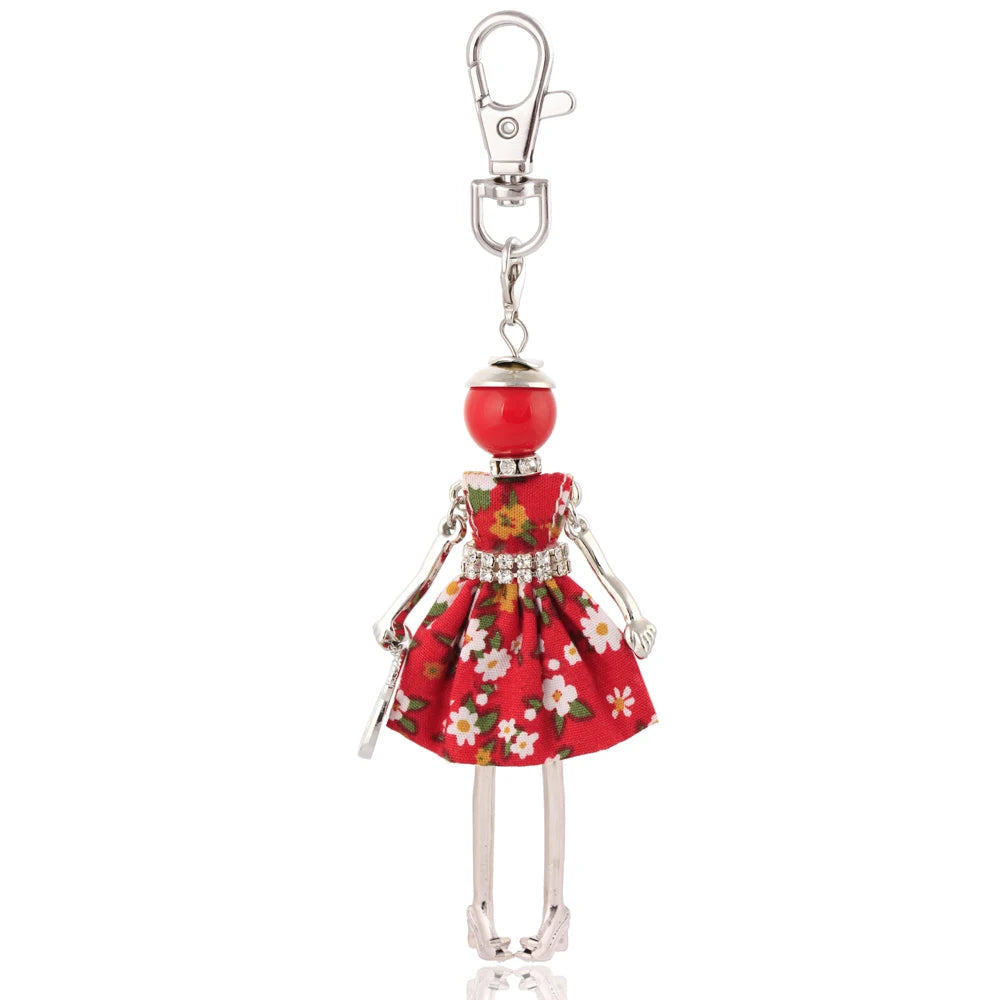 Handmade Fashion Doll Keychain