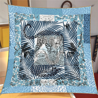 Classic Large Silk Square Scarf