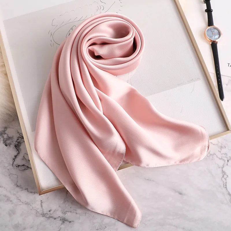 Satin Square Scarf – 17 Colors