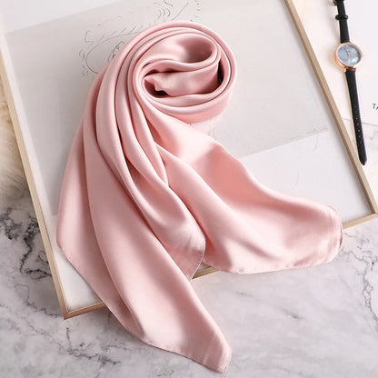 Satin Square Scarf – 17 Colors