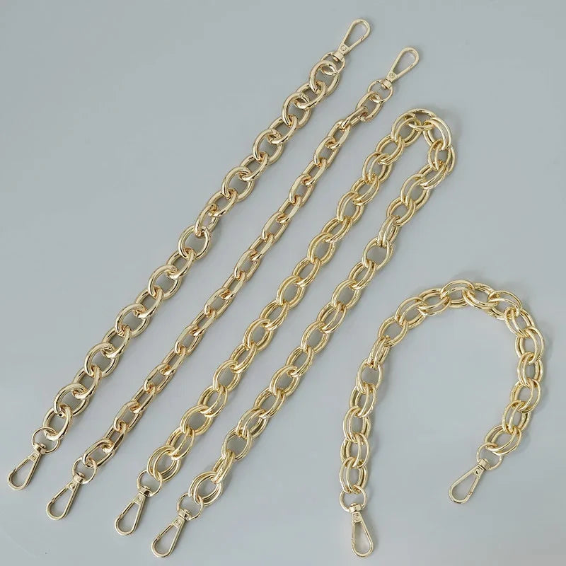 Gold Metal Chain Bag Strap
