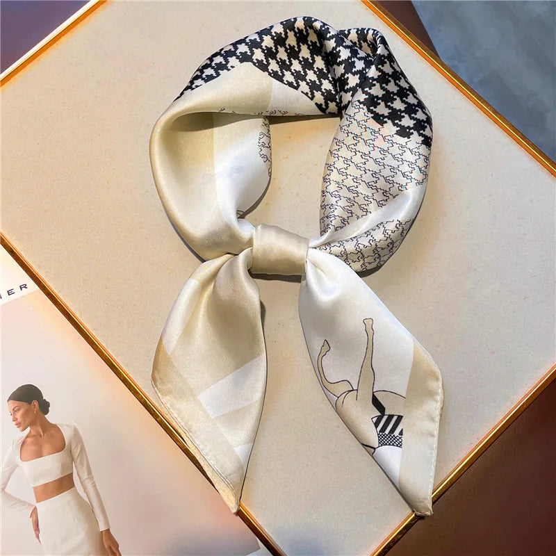 Luxury Print Square Scarf