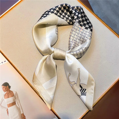 Luxury Print Square Scarf