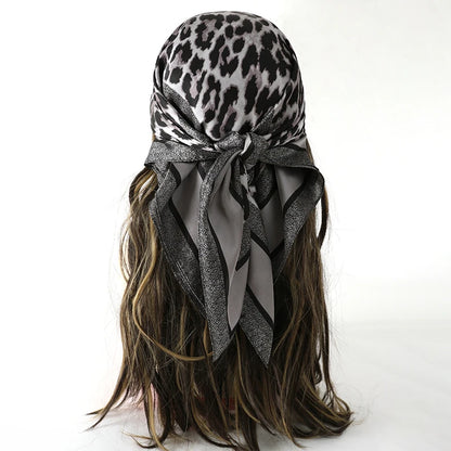 Floral Square Silk Scarf