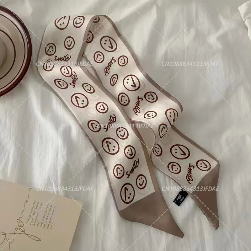 Silk Satin Scarf Bag Handle