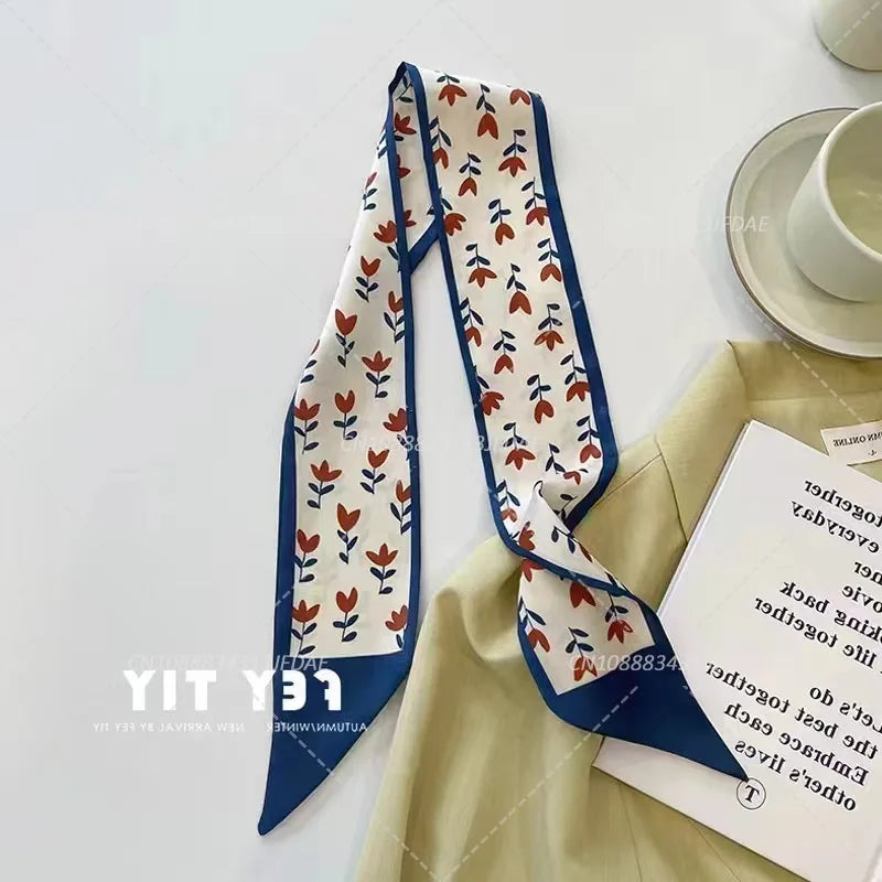 Silk Satin Scarf Bag Handle