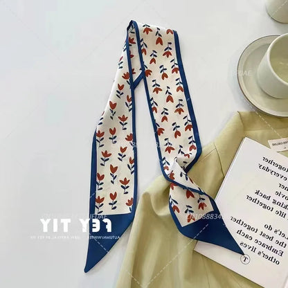 Silk Satin Scarf Bag Handle