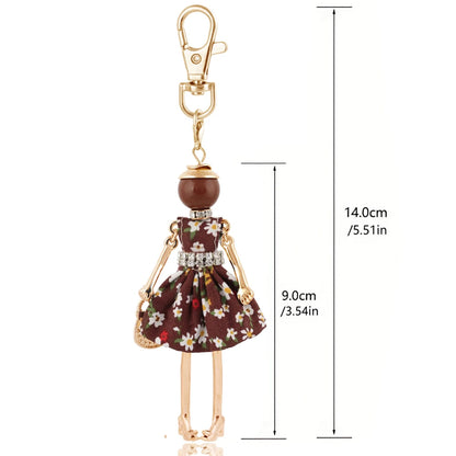Handmade Fashion Doll Keychain