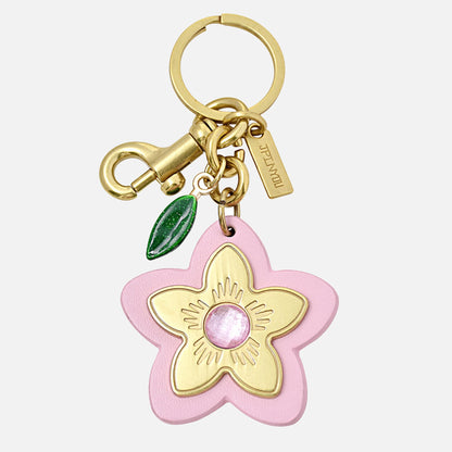 Sweet Flower & Leaf Keychain