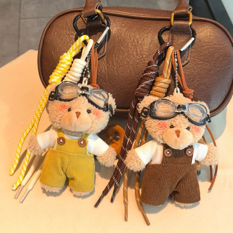 Plush Bear Bag Charm Keychain