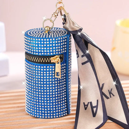 Rhinestone Lipstick Coin Purse