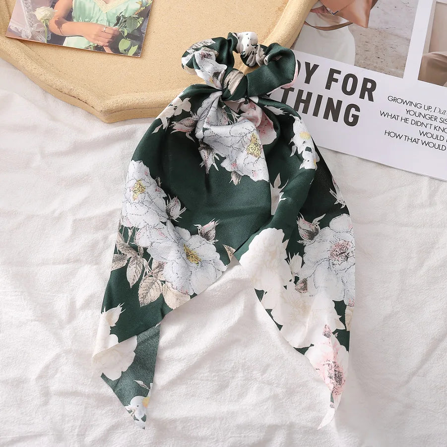 Floral Bow Satin Ribbon