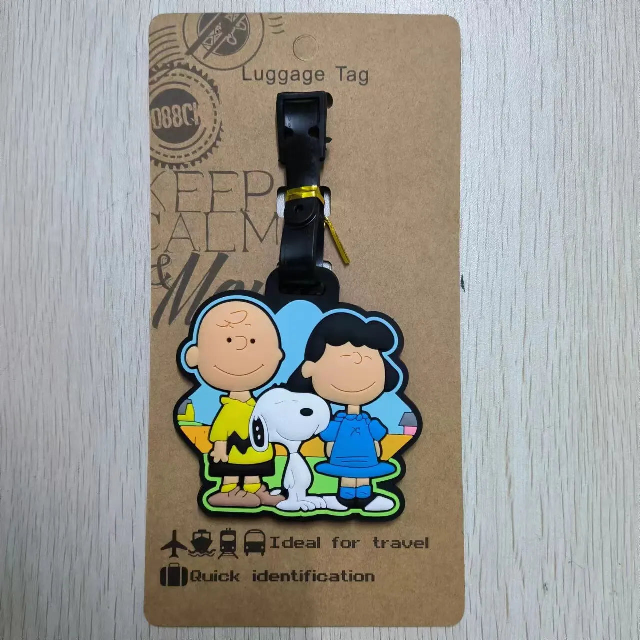 Snoopy Luggage Tag