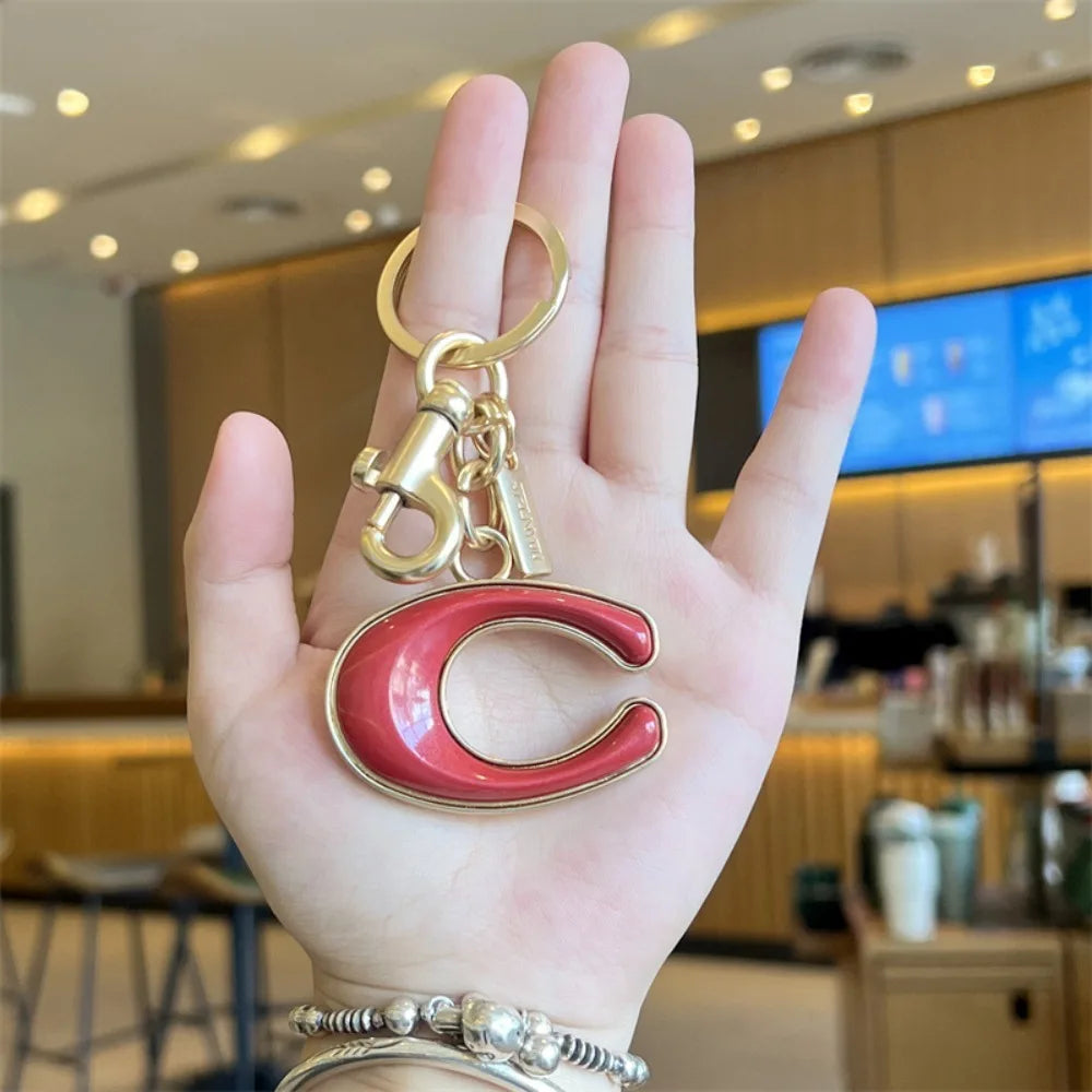 Oversized C Bag Charm